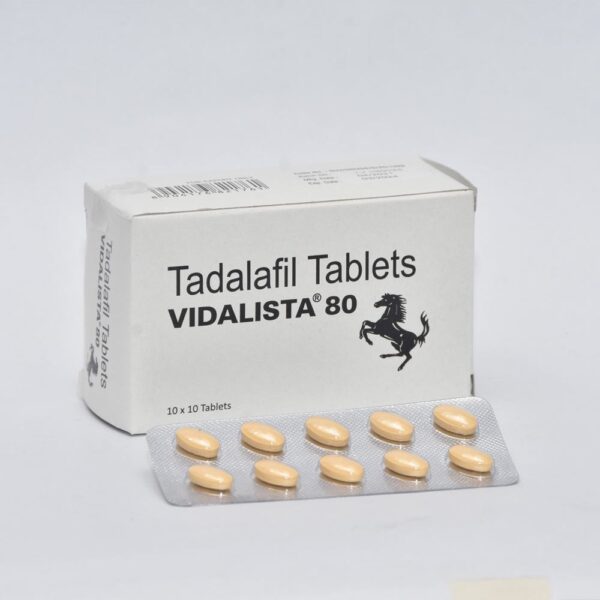 Vidalista 80 mg Tadalafil Tabletta 100 tabletta EU Gyógyszertár