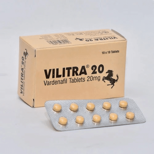 Vilitra 20mg Vardenafil 100 tabletta EU Gyógyszertár