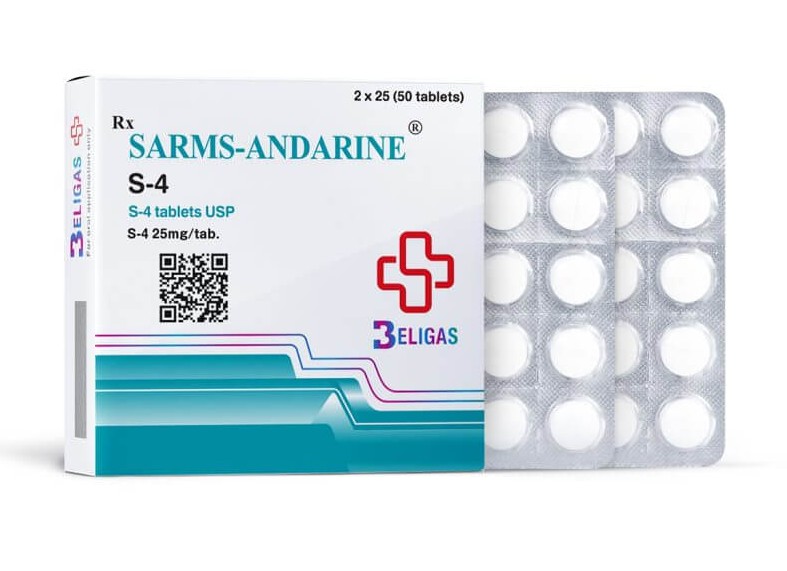 Sarms Andarine 25 mg 50 tabletta belgikus