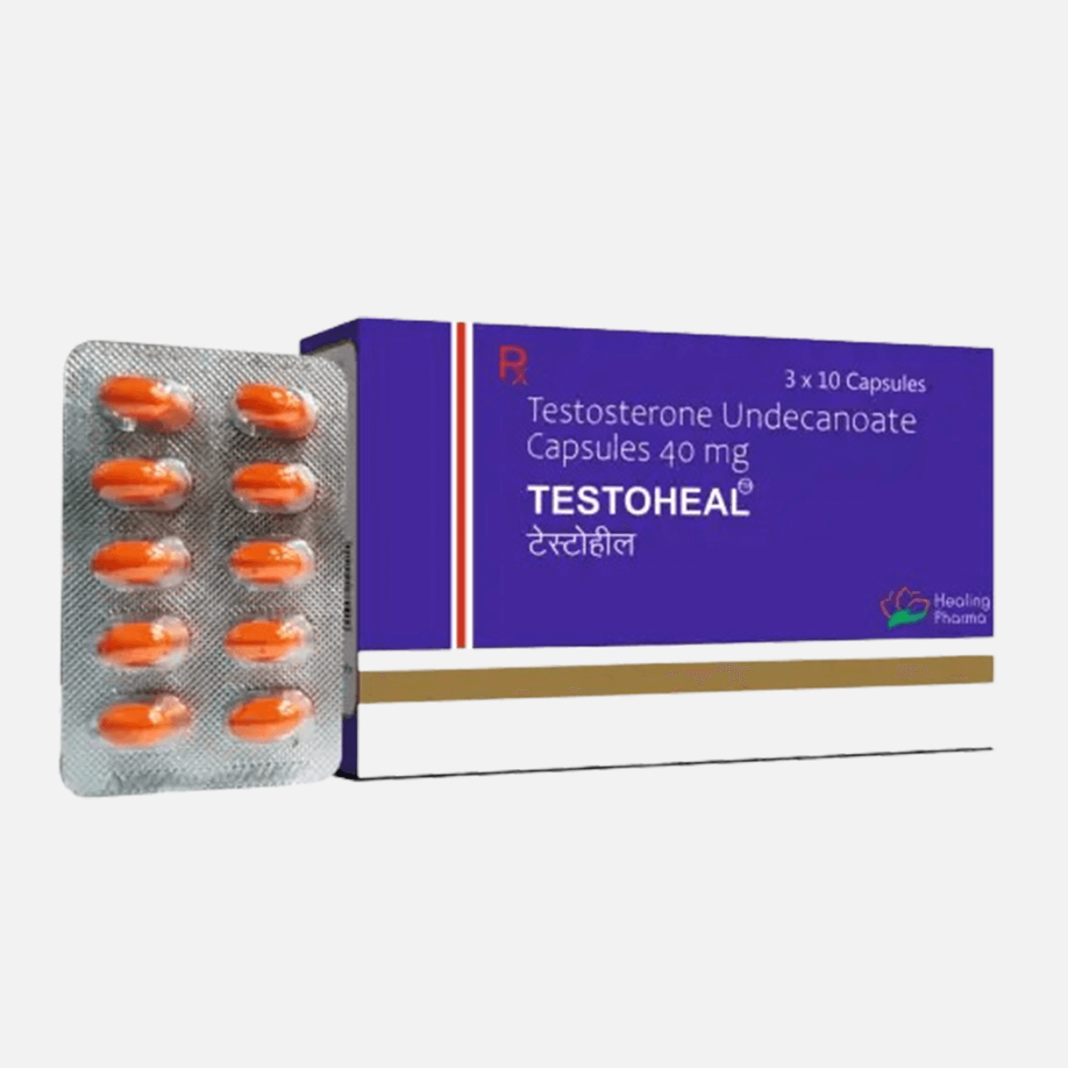 Testoheal 40 mg (Testoszteron Undecanoate Kapszula) Driada Medical