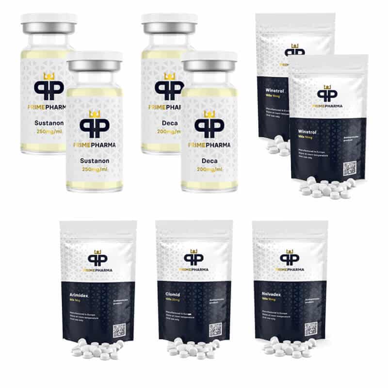 Lean mass pack SZÁJON ÁT ADAGOLVA 8 hét Sustanon Deca Winstrol Prime pharma