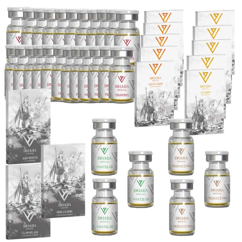 EXTRÉM SZÁRAZ TÖMEGGYARATOTT CSOMAG P Teszt Tren A Mast P Anavar Winstrol Szájon át 16 hét DRIADA