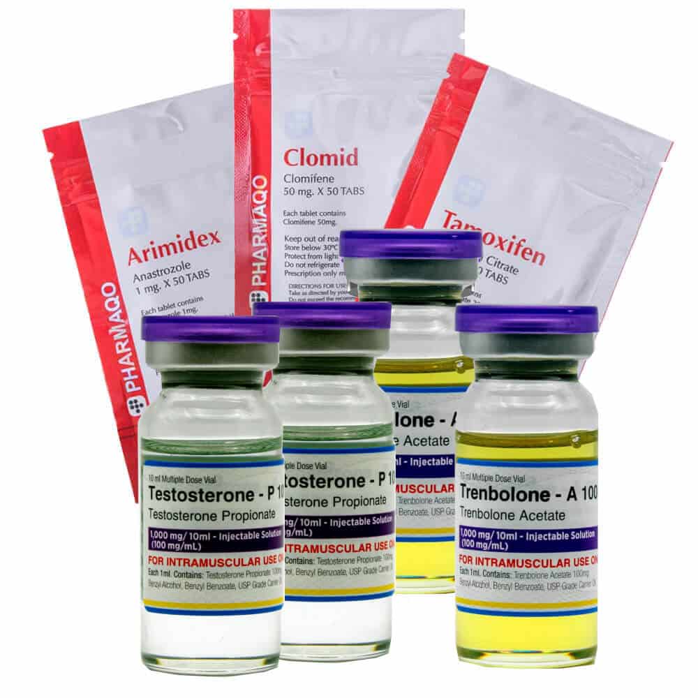 Pack Lean Mass Gain Advanced Pharmaqo Labs Tesztoszteron-propionát Trenbolon-acetát 6 hét