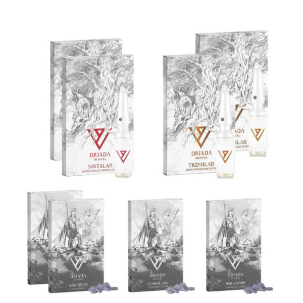 Pack sovány tömeg haladó 10 hetes Sustanon Tri Tren Driada Medical 1