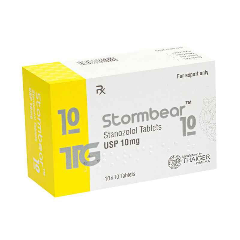 STORMBEAR 10 MG (STANOZOLOL) 100 TABS THAIGER PHARMA