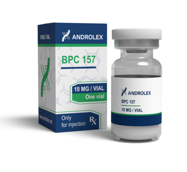 androlex BPC 157 10 mg-os injekciós üveg