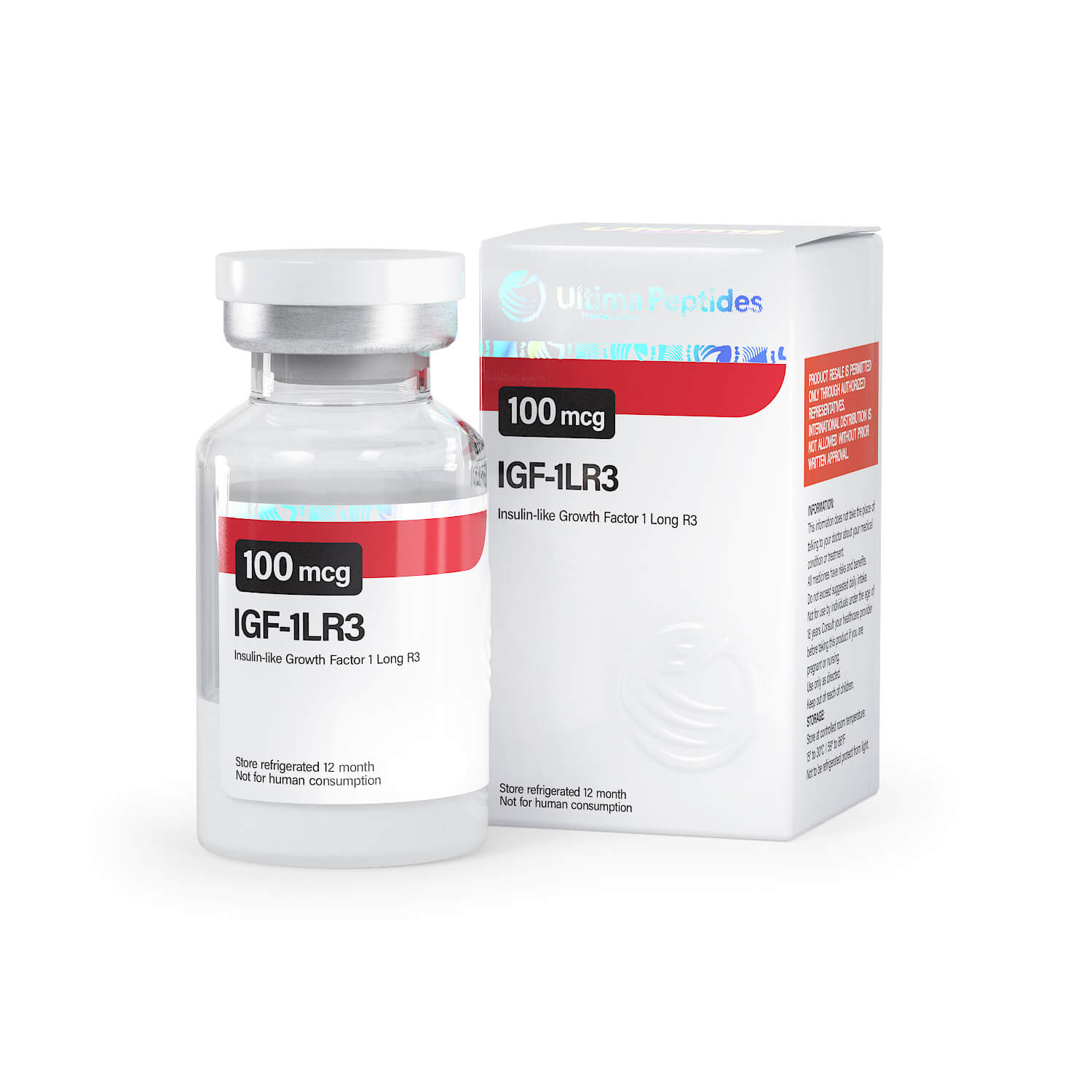 Ultima-IGF-1 LR3 0,1 mg - 1 ampulla x 100 mcg - UltimaPeptides USA
