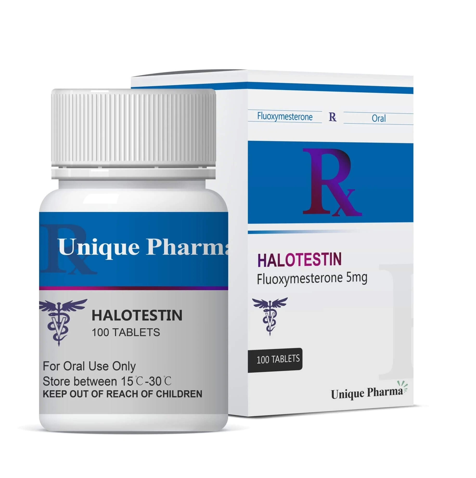 Halotestin 5 - Fluoximeszteron (5 mg/tabletta 100 tabletta) - UNIQUE-PHARMA