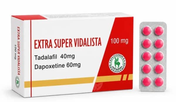 EXTRA SUPER VIDALISTA (Tadalafil + Dapoxetine) (100 tabletta) - CENTURION