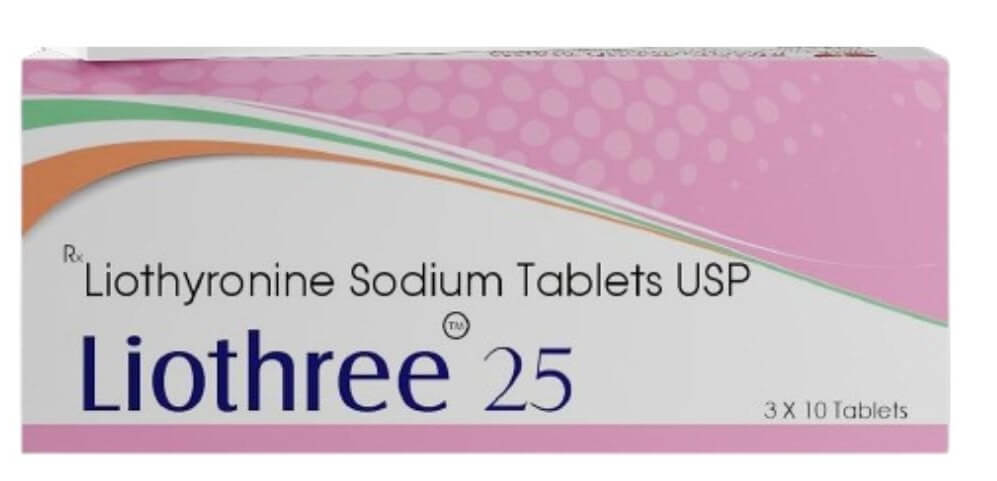 LIOTHREE - Nátrium-liotironin 25mcg (30 tabletta) - Shree Venkatesh