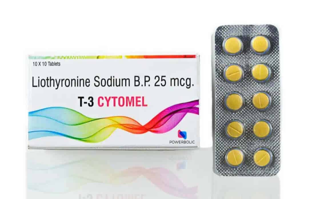 T3 TAB - Nátrium-liotiroxin BP 25mcg 100 tabletta - POWERBOLIC