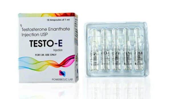 TESTO E AMP - Tesztoszteron-enantát USP 250 mg 10 ampulla - POWERBOLIC