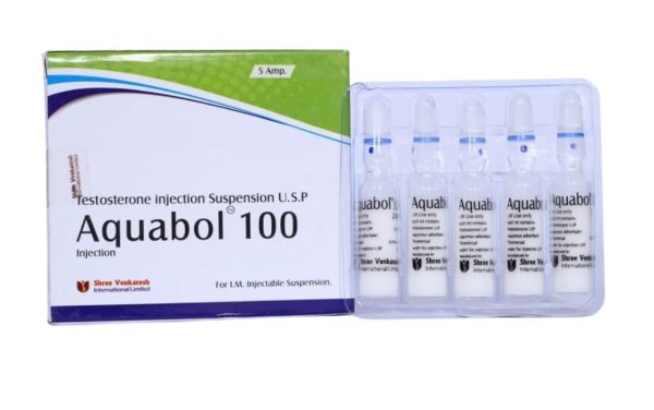 AQUABOL - Tesztoszteron szuszpenzió 100mg/ml (5 ampulla x 1ml) - Shree Venkatesh