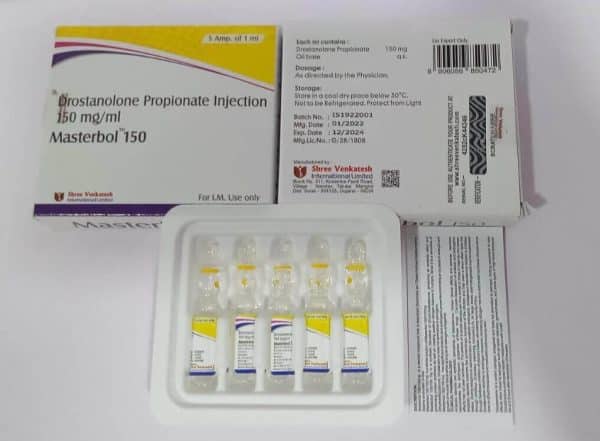 MASTERBOL 150 - Drosztanolon-propionát 150 mg/ml (5 ampulla x 1 ml) - Shree Venkatesh