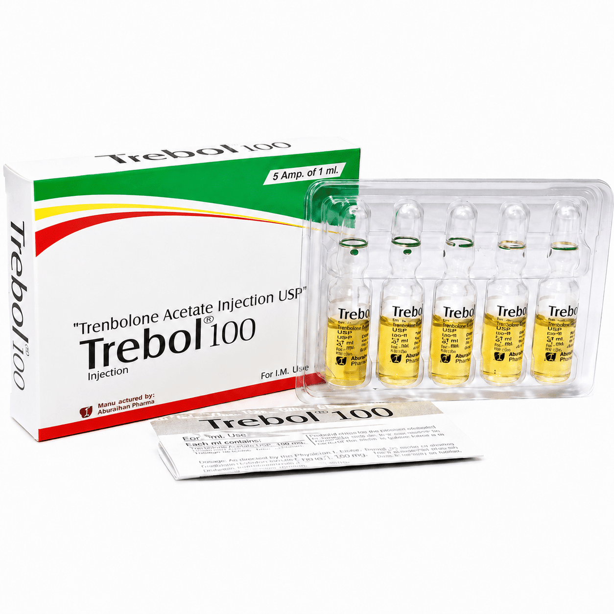 TREBOL - Trenbolon-acetát 100mg/ml (5 ampulla x 1ml) - Shree Venkatesh